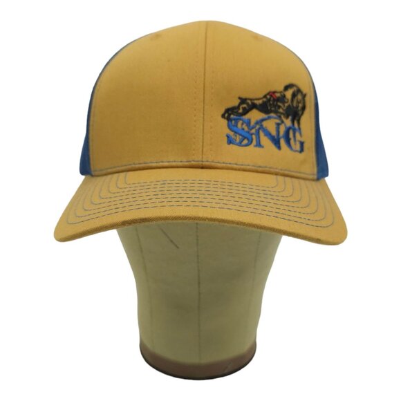 SNG Embroidered Logo Mesh Adjustable Snapback Cap Trucker Baseball Hat Wild Hog - Picture 9 of 13